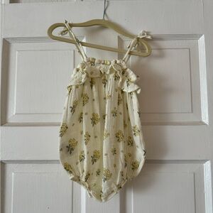 NWT Angel Dear Boho Ruffle Bubble - Buttercup Bouquets - 18-24M